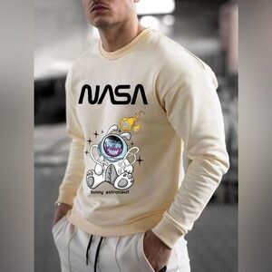 Cream Men's Sweater